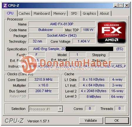 Что показали тесты AMD FX-8130P?