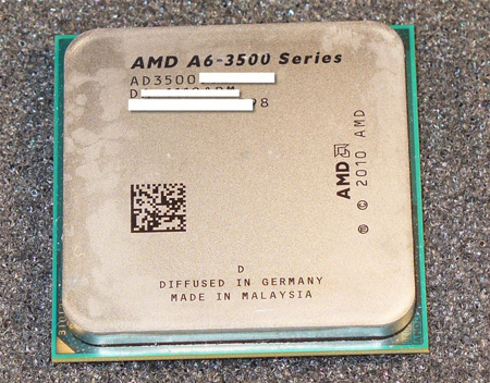 Тесты трех ядер AMD A6-3500