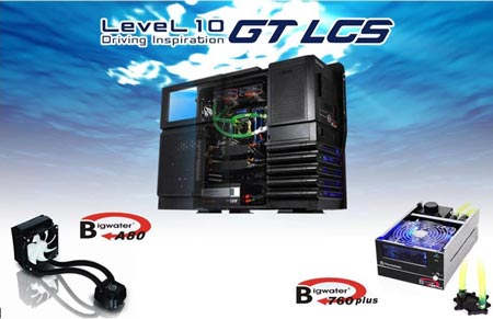 Новинки Thermaltake: корпус со встроенной СВО Level 10 GT LCS и два процессорных охладителя Bigwater