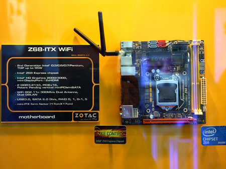 платы типоразмера Mini ITX на чипсете Intel Z68