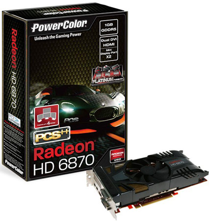 Разогнанная 3D-карта PowerColor Radeon HD 6870 PCS++