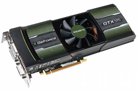 Видеокарта GeForce GTX 590 в исполнении GIGABYTE