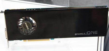 Тонкая, но длинная 3D-карта Sparkle GeForce GTX 570
