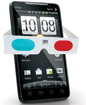 На CTIA будет анонсирован смартфон HTC EVO 3D и планшет HTC EVO View 4G