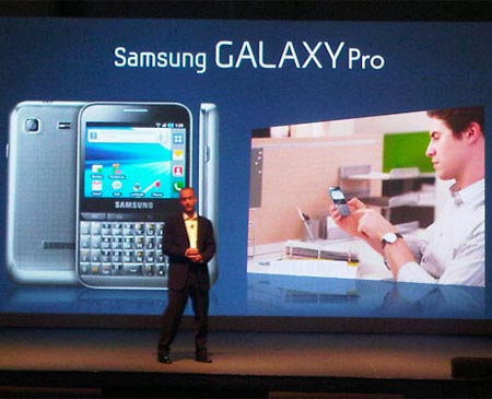 Компания Samsung представила смартфон Galaxy Pro