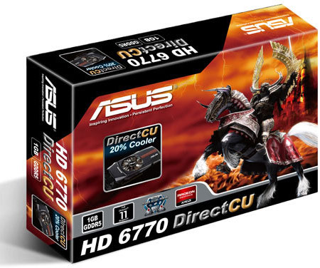 3D-карта ASUS HD 6770 DirectCU