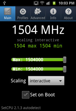Частота, на которой CPU Exynos 4210 Hummingbird стабильно работает, — 1,5 ГГц