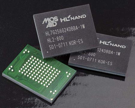 Память HLNAND2 работает на скорости DDR-800