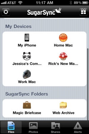 SugarSync для iOS