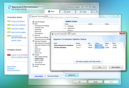 Spyware Terminator v.3.0.0.80 - бесплатная программа для защиты Windows от вредоносного ПО Spywareterminator