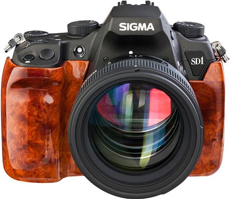 Sigma отделывает камеру SD1 шпоном капа амбойны