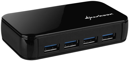 Sharkoon External 4-Port USB3.0 Hub 