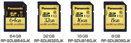 Panasonic SDUB -   SDHC UHS-I  SDXC UHS-I  -