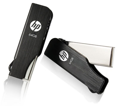 Флэш-накопитель HP v280w внешне напоминает перочинный ножик