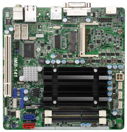 Каталог ASRock пополнили платы IMB-140, IMB-141 и IMB-142 типоразмера Mini-ITX с процессорами Intel Atom D2700