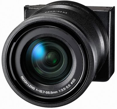 В модуле RICOH LENS A16 24-85mm F3.5-5.5 для камеры GXR используется датчик формата APS-C