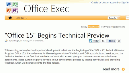Microsoft Office 15