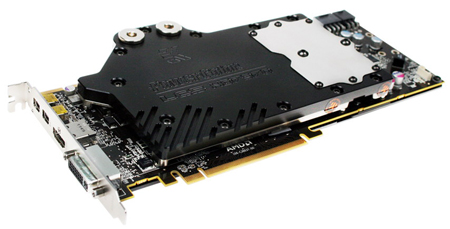 Первая 3D-карта Radeon HD 7970 с жидкостным охлаждением представлена официально