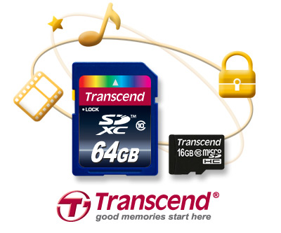 Transcend предлагает карточки памяти, напоминающие диски CD-ROM