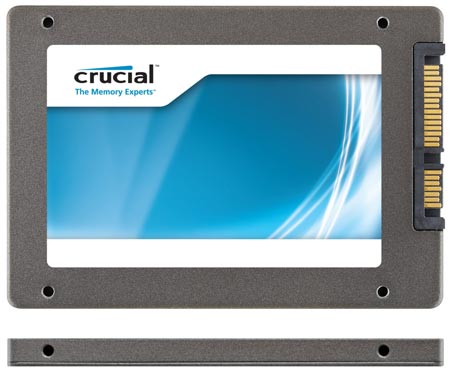Толщина SSD Crucial m4 уменьшена до 7 мм