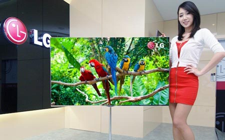 LG покажет 55-дюймовый телевизор с экраном типа OLED на выставке CES 2012