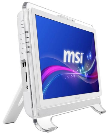 Моноблочный ПК MSI Wind Top AE2071 оснащен 20-дюймовым экраном со светодиодной подсветкой