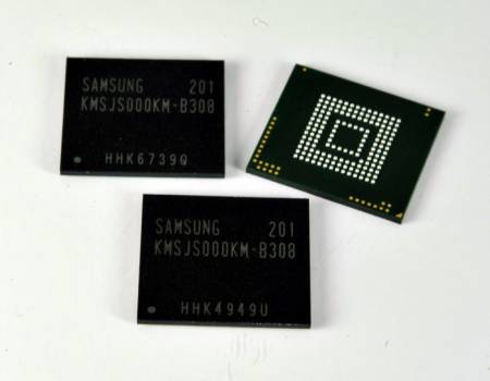 Многочиповые микросхемы памяти Samsung eMCP