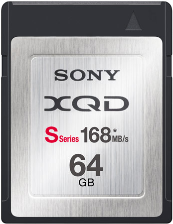 Карточки памяти Sony XQD S развивают скорость записи до 168 МБ/с