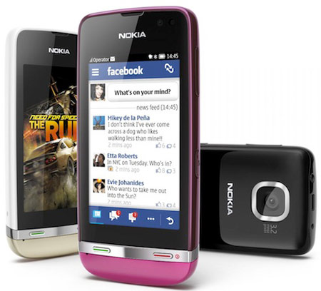 Телефоны Nokia Asha 305, 306 и 311 оснащены трехдюймовыми сенсорными экранами 