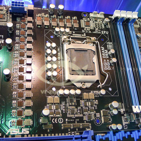 Системная плата ASUS Z77 Wolverine имеет 40-фазную подсистему питания CPU