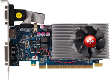 Club 3D оснащает 2 ГБ памяти низкопрофильную 3D-карту GeForce GT 640 