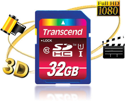 Скорость записи карт памяти Transcend SDHC Class 10 UHS-I объемом 32 ГБ достигает 45 МБ/с, чтения — 85 МБ/с