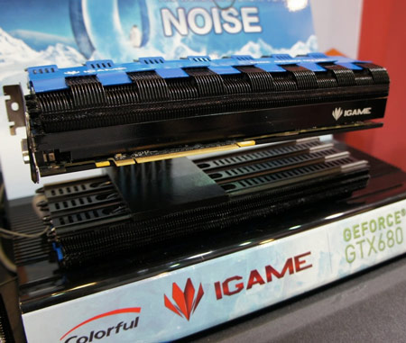 3D-карта Colorful GeForce GTX 680 iGame с пассивным охлаждением