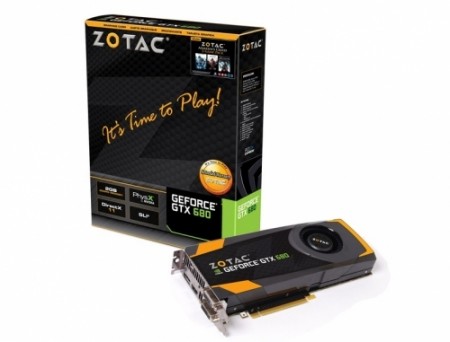 Видеокарта ZOTAC GeForce GTX 680