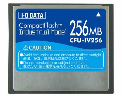 Карточки памяти I-O Data CFU-IV формата рассчитаны на работу в промышленном диапазоне температур