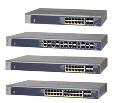 Коммутаторы NETGEAR ProSafe GSM5212P, GSM7212F, GSM7212P и GSM7224P упрощают построение конвергированных сетей