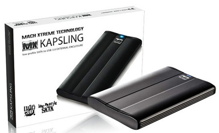 Mach Xtreme Technology предлагает корпус MX-KAPSLING для внешнего SSD