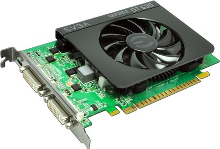 Ассортимент EVGA пополнился 3D-картами серии GeForce GT 600
