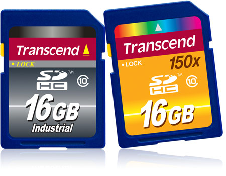 Transcend использует в картах памяти SDHC флэш-память типа SLC NAND