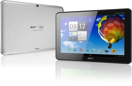 Выпуск планшета Acer Iconia A510 Olympic Tab посвящен летним Олимпийским играм 2012