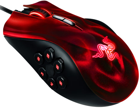 Мышь Razer Naga Hex Wraith Red Edition унаследовала у мыши Razer Naga Hex все, кроме цвета 