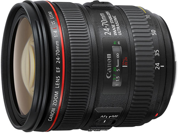 Рекомендованная цена объектива Canon EF 24-70mm f/4L IS USM в США — 1499 долларов