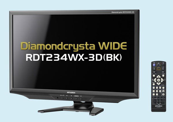 Mitsubishi использует в мультимедийных мониторах DiamondCrysta Wide RDT234WX-Z и RDT234WX-3D 23-дюймовые панели типа IPS