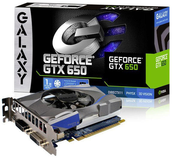 Galaxy GeForce GTX 650 Green Edition