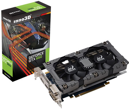 Inno3D наделяет GeForce GTX 660 кулером HerculeZ HZ2000S с двумя вентиляторами, GeForce GTX 650 - с одним