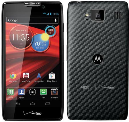 Смартфон Motorola Droid Razr Maxx HD поддерживает LTE