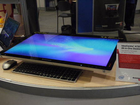 IDF 2012, выставка: самый тонкий в мире моноблок IdeaCentre A720 и еще одна новинка Lenovo 