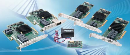 Adaptec выпускает контроллеры RAID с наибольшим в отрасли числом портов SAS/SATA 6 Гбит/с