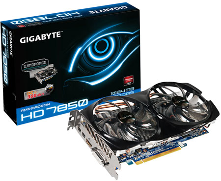 Gigabyte уменьшает объем памяти Radeon HD 7850 до 1 ГБ