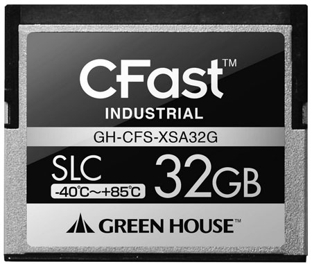 Green House использует в картах памяти формата CFast флэш-память типа SLC